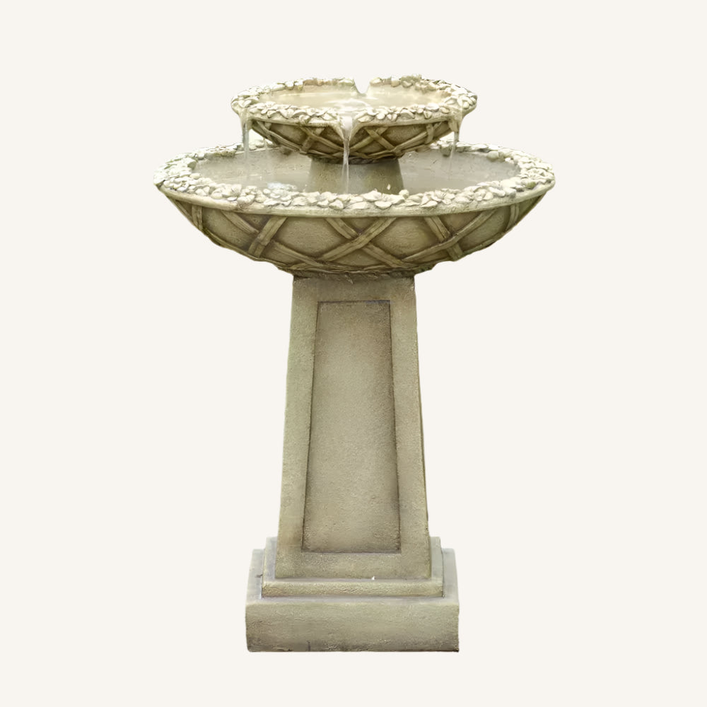 Bird Bath Outdoor Water Fountain