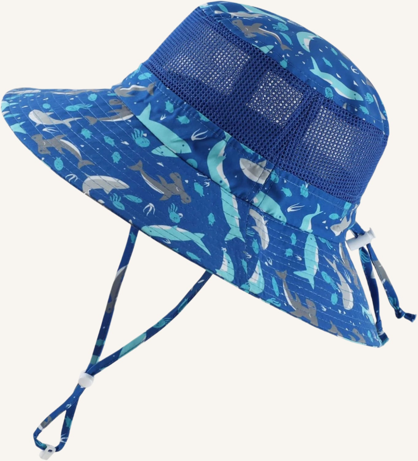 UPF50+ Wide Brim Sun Hat Boys Girls Sun Protection Hat Zoo Beach Swim Safari Bucket Hat for Baby Toddler Kid