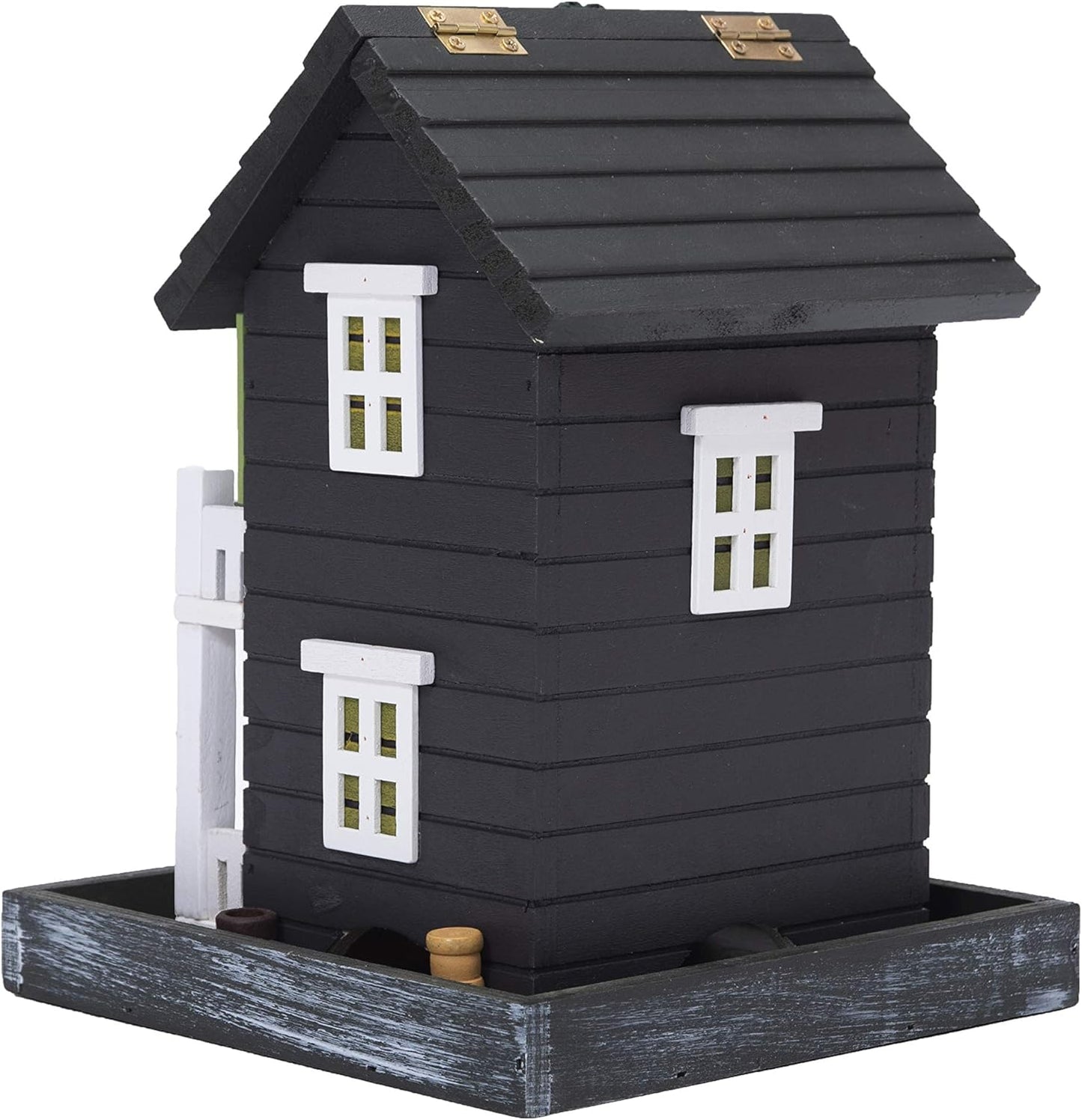 Wooden Cottage Bird Feeder