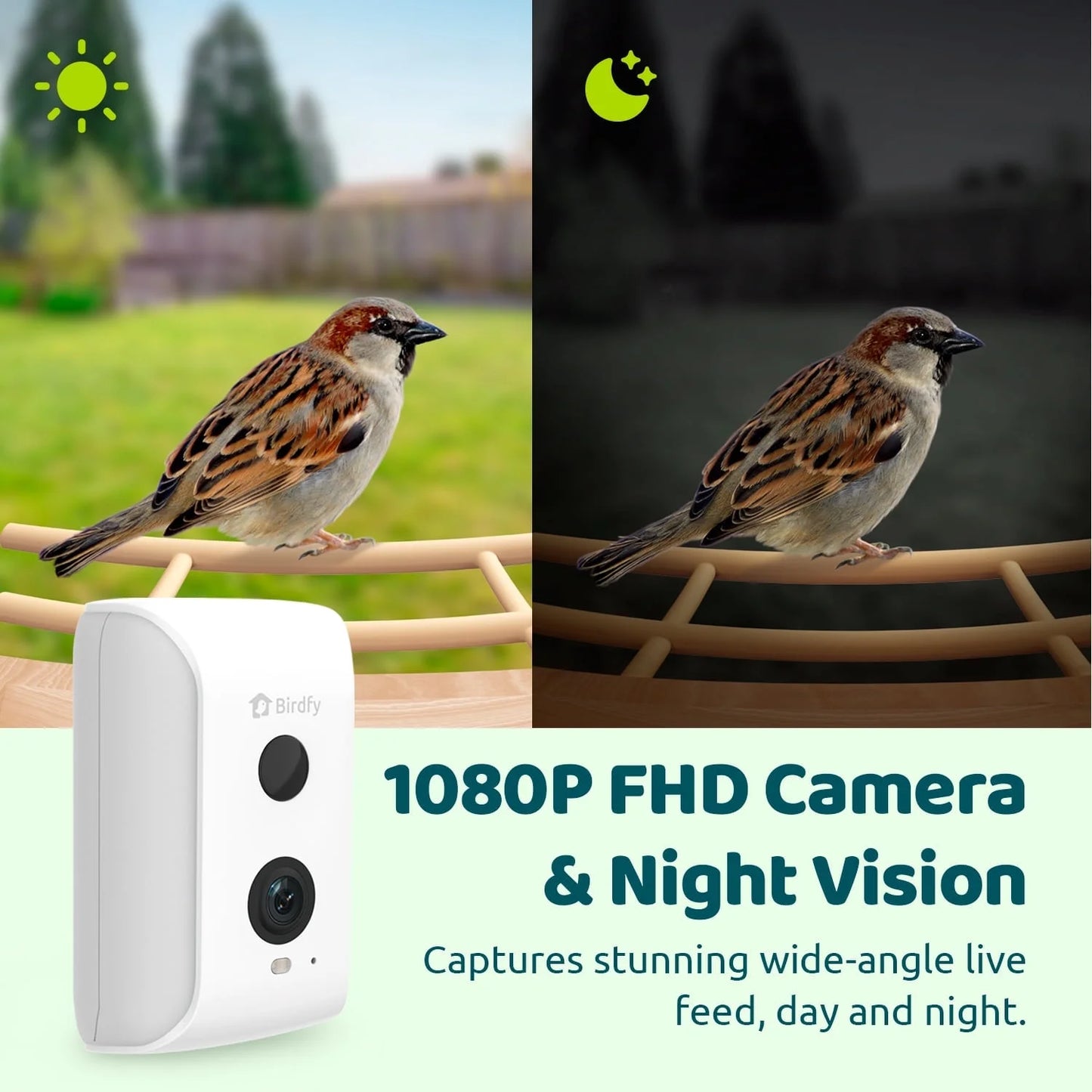 Birdfy Smart Bird Feeder with Integrated Solar Panel and Camera