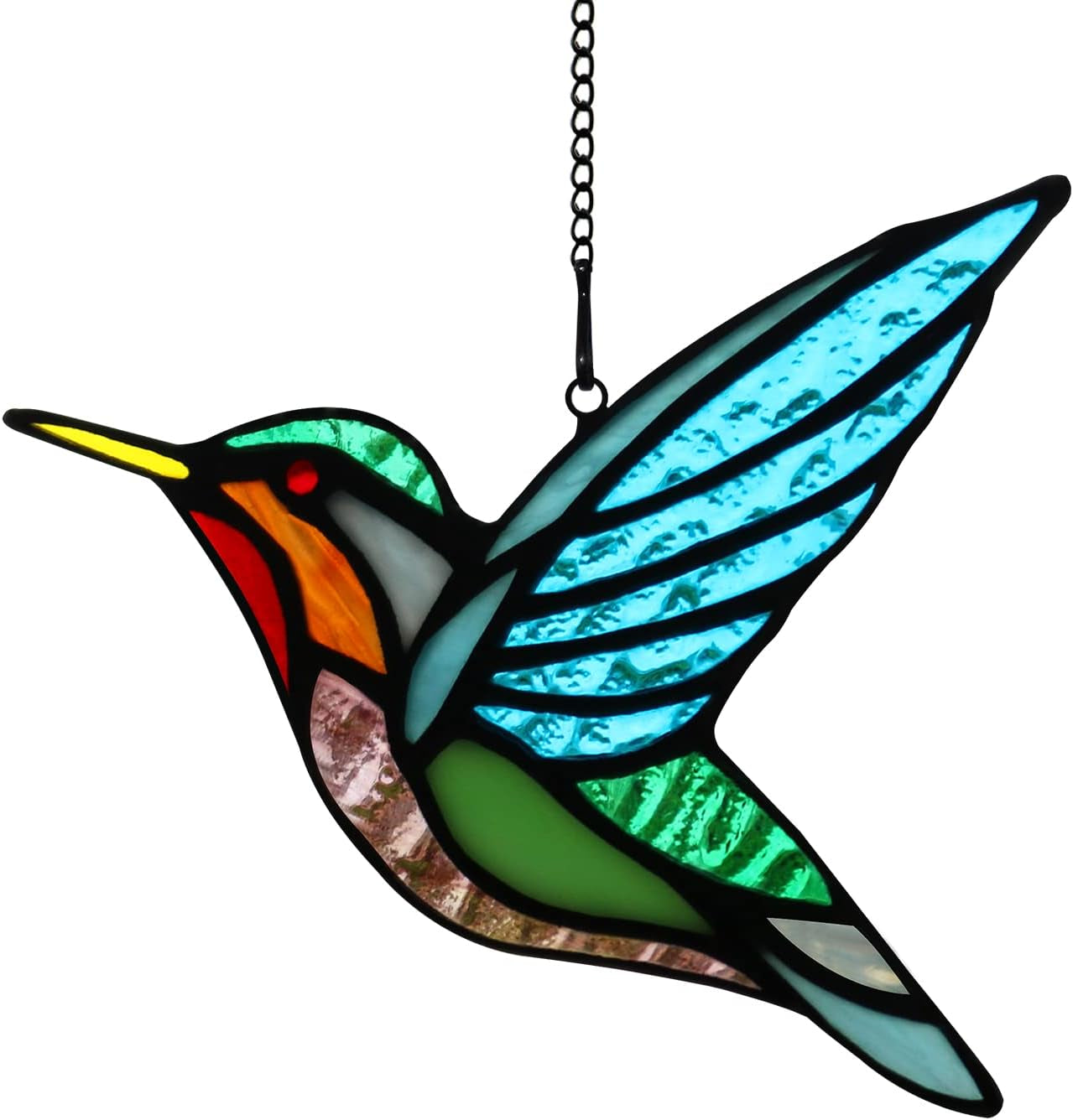 Hummingbird Stained Glass Suncatcher