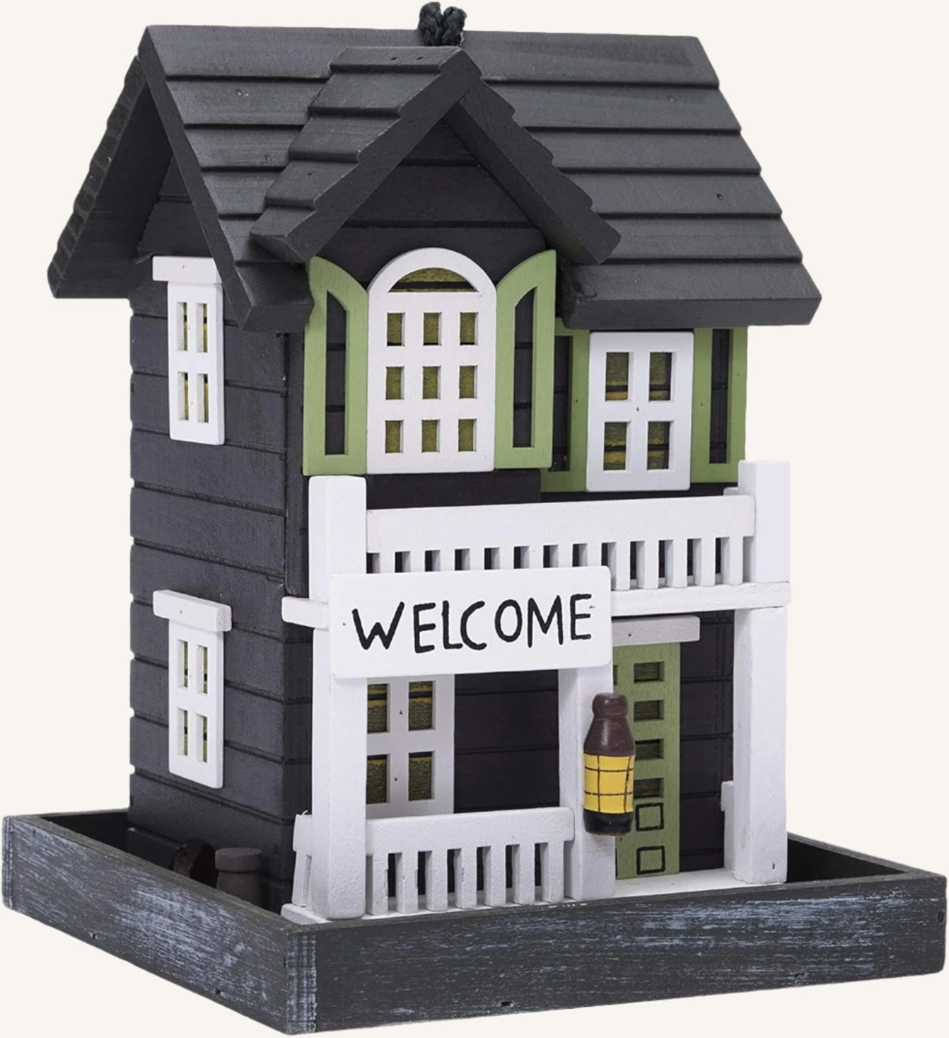 Wooden Cottage Bird Feeder