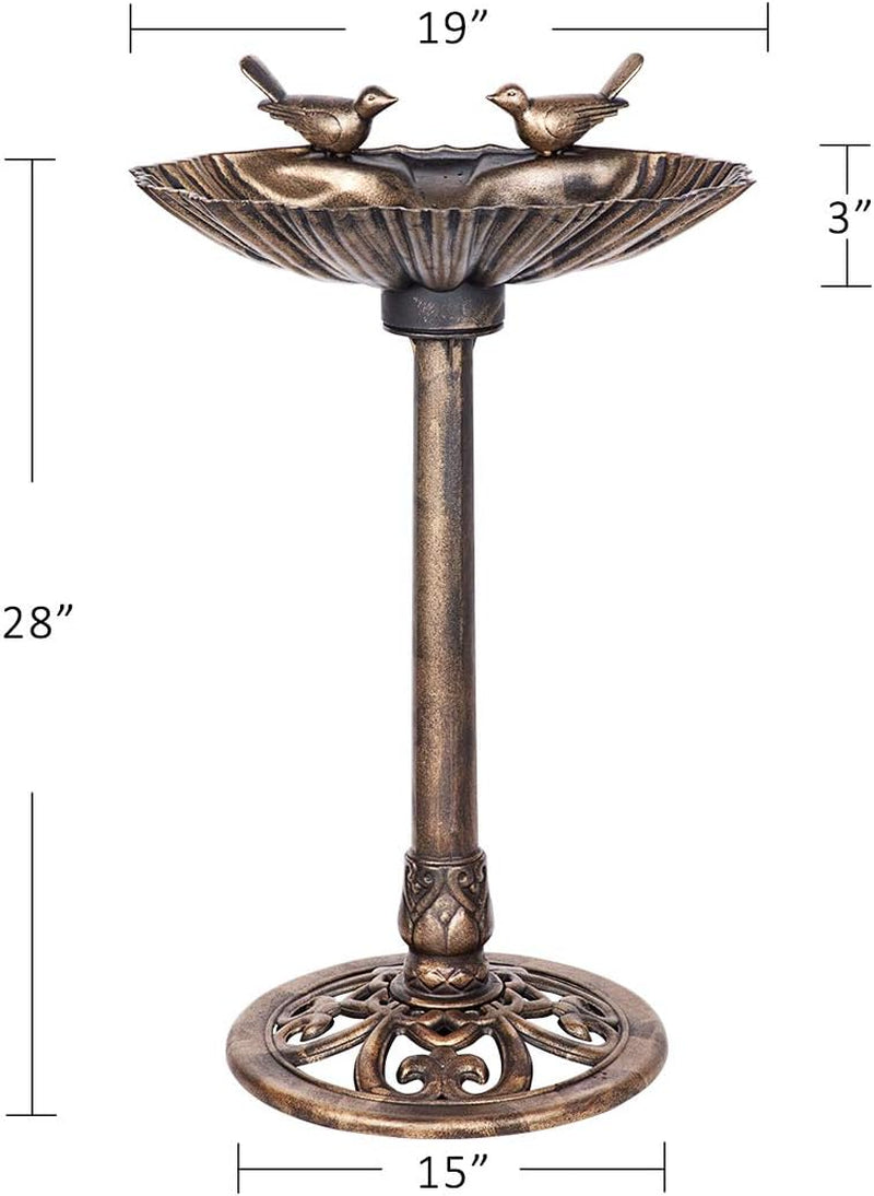"Two Birds" Birdbath