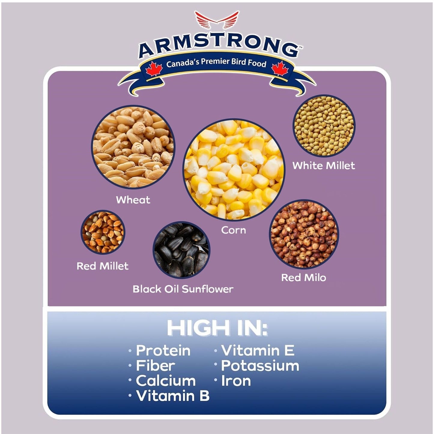 Armstrong Wild Bird Food All Season Bird Seed Blend, 33Lbs
