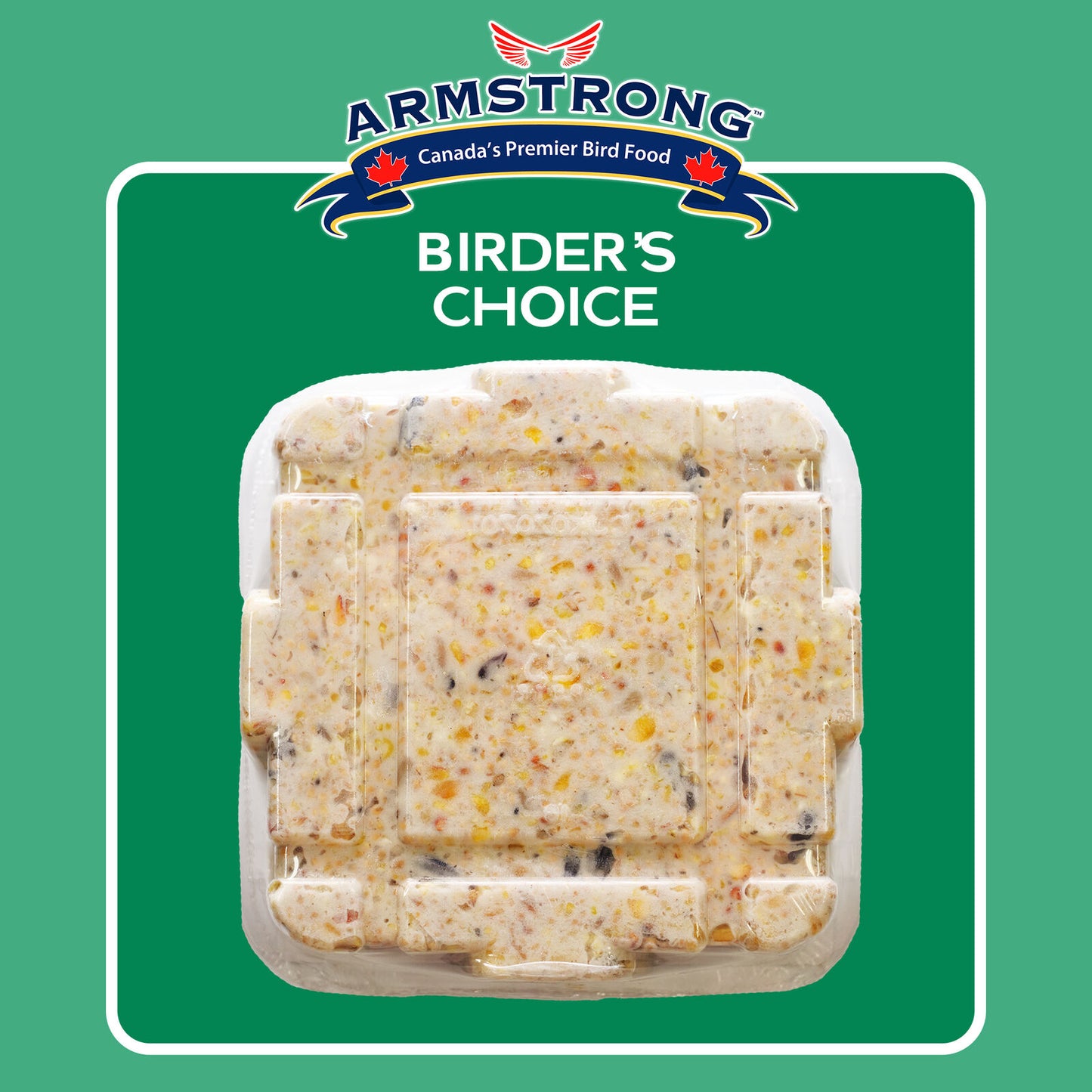 Armstrong Wild Bird Food Birder'S Choice Suet Cake, 11.3Oz (Pack of 8)