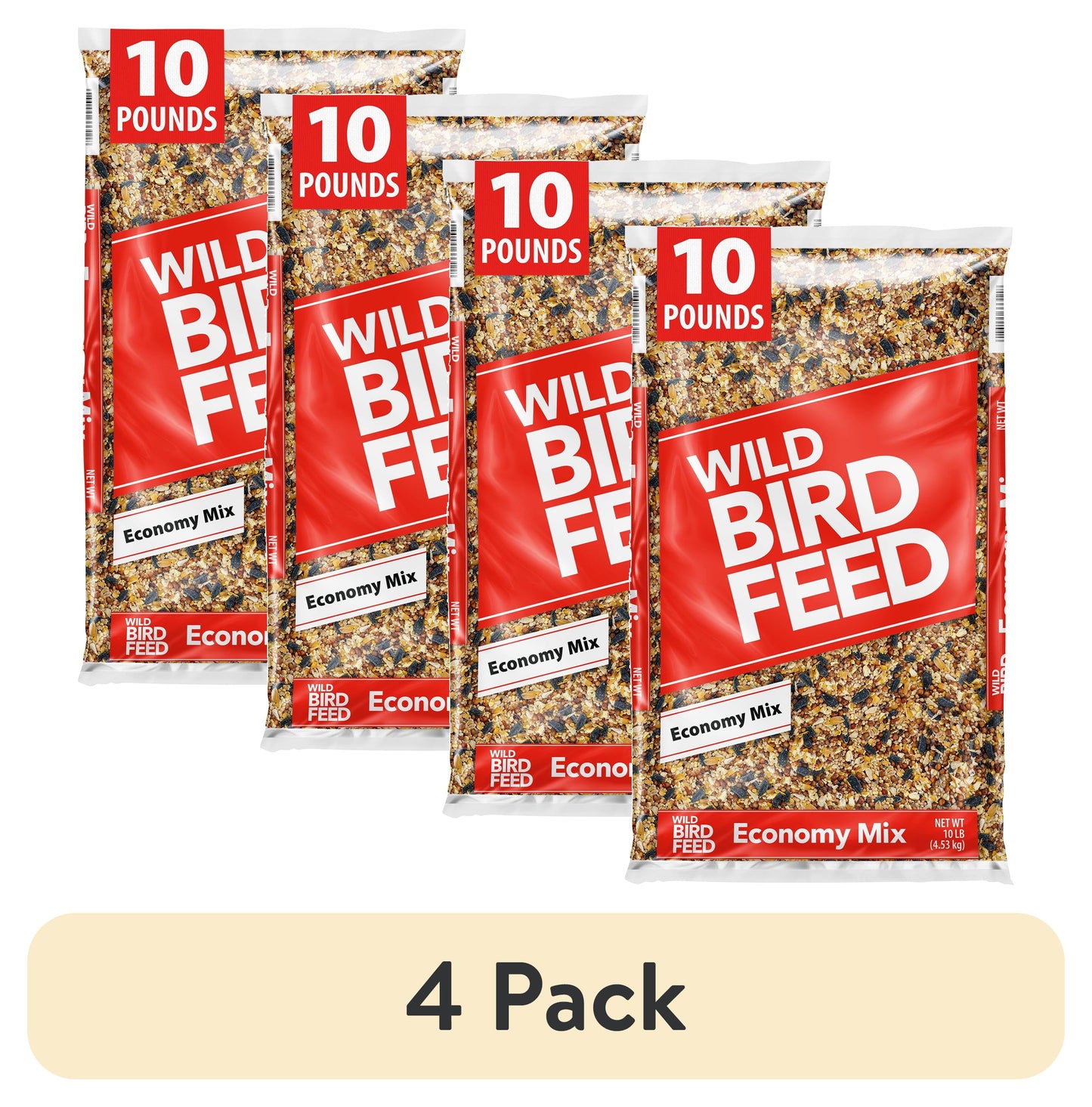 Economy Mix Wild Bird Feed, Dry, 1 Count per Pack, 10 Lb. Bag