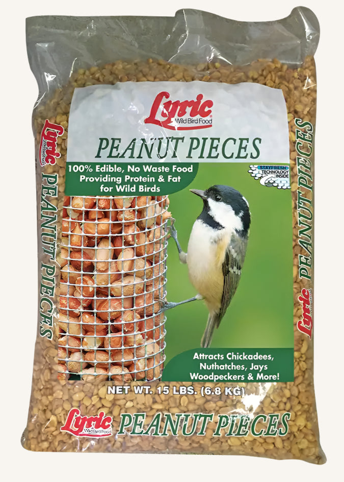 Lyric Peanut Pieces Wild Bird Food - 15lbs