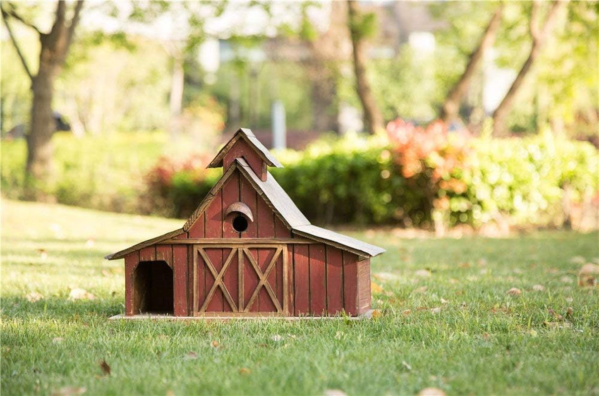 Rustic Wood Barn Birdhouse