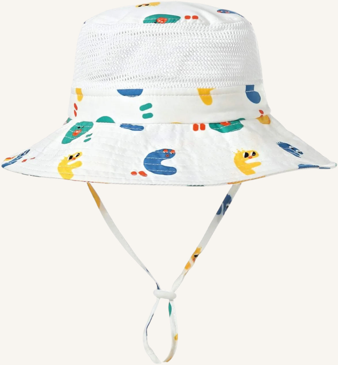 UPF50+ Wide Brim Sun Hat Boys Girls Sun Protection Hat Zoo Beach Swim Safari Bucket Hat for Baby Toddler Kid