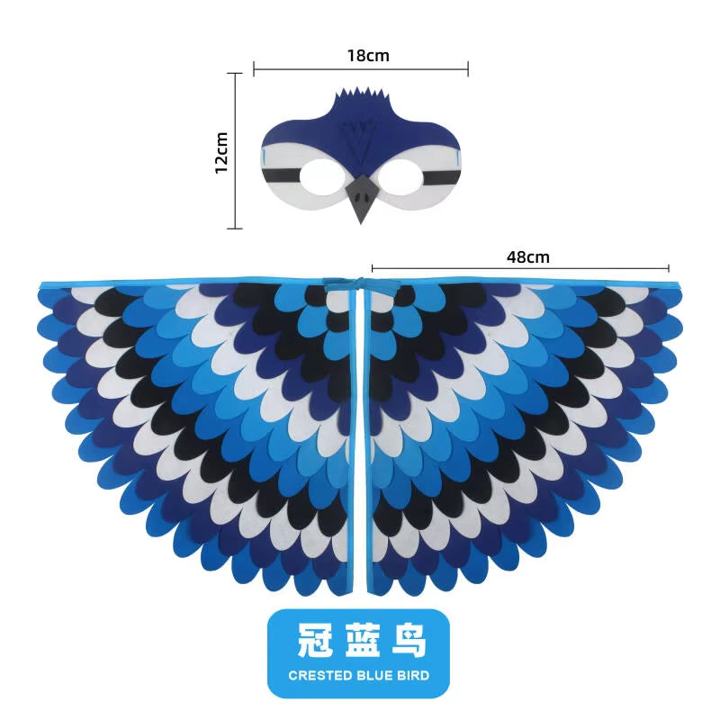 Bird Costume with Wings and Mask