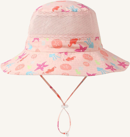 UPF50+ Wide Brim Sun Hat Boys Girls Sun Protection Hat Zoo Beach Swim Safari Bucket Hat for Baby Toddler Kid