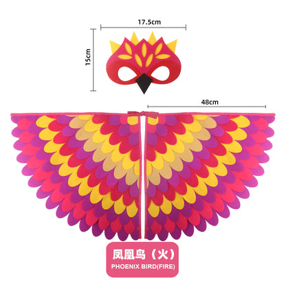 Bird Costume with Wings and Mask