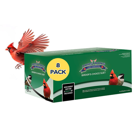 Armstrong Wild Bird Food Birder'S Choice Suet Cake, 11.3Oz (Pack of 8)