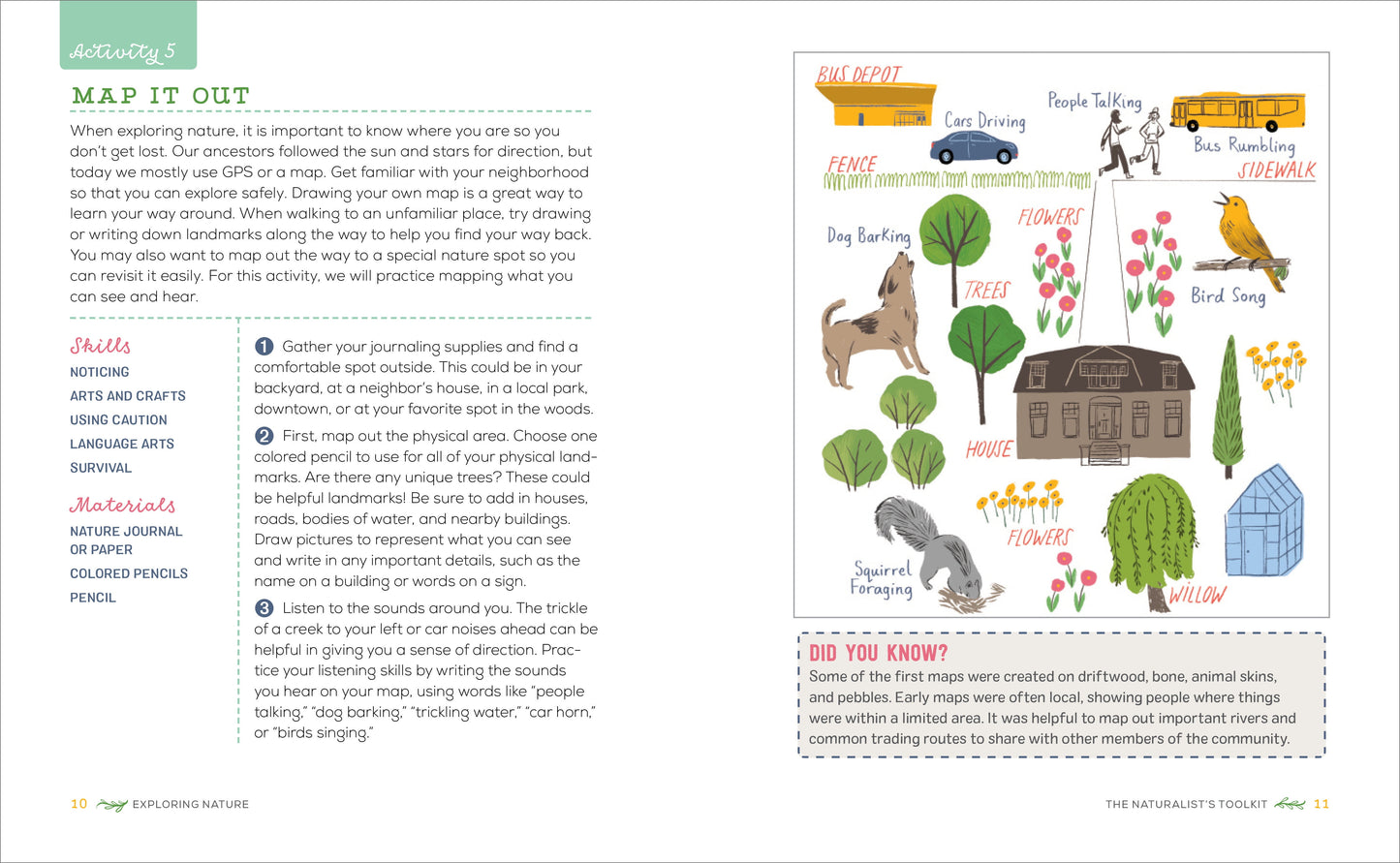 Exploring Nature Activity Book for Kids: 50 Creative Projects to Spark Curiosity in the Outdoors (Spiral Bound)
