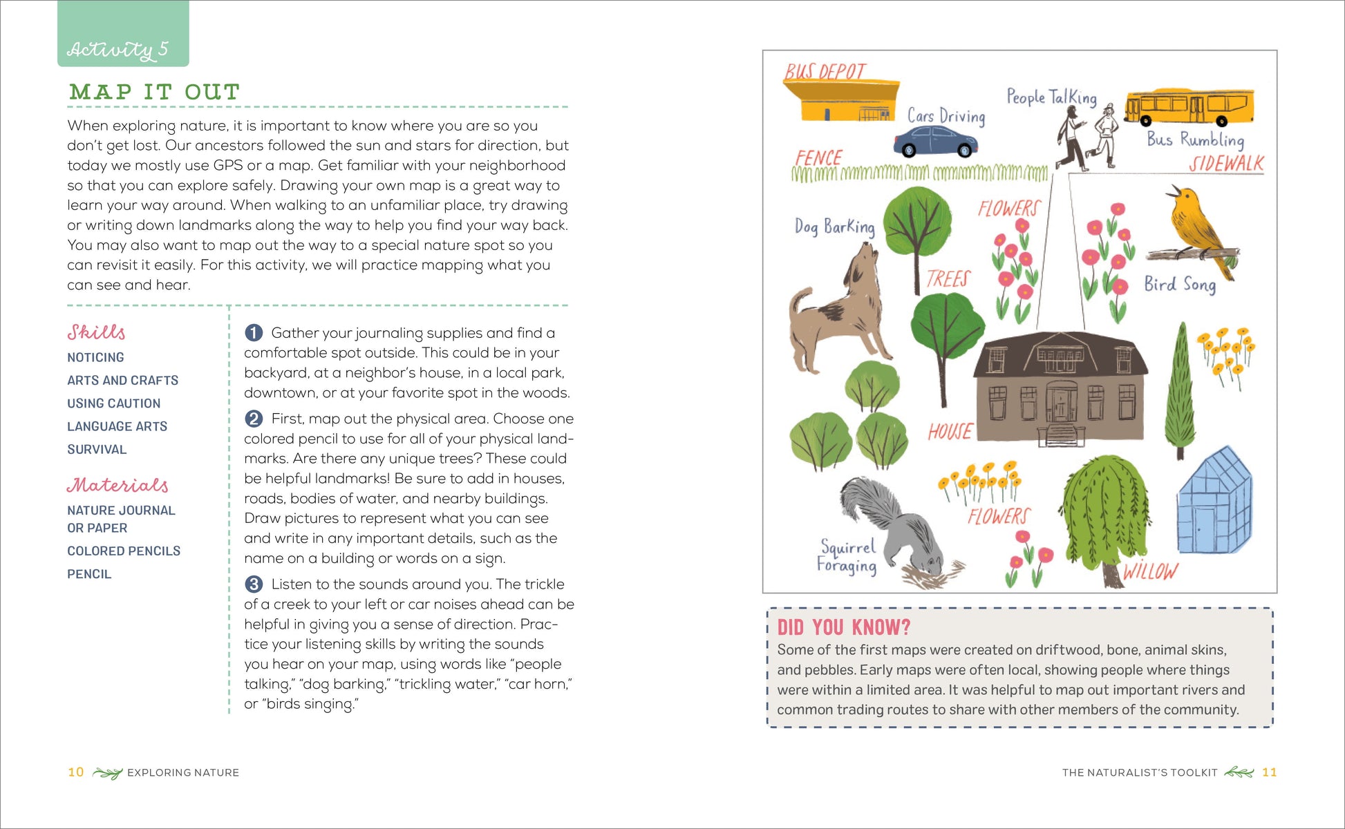 Exploring Nature Activity Book for Kids: 50 Creative Projects to Spark Curiosity in the Outdoors (Spiral Bound)