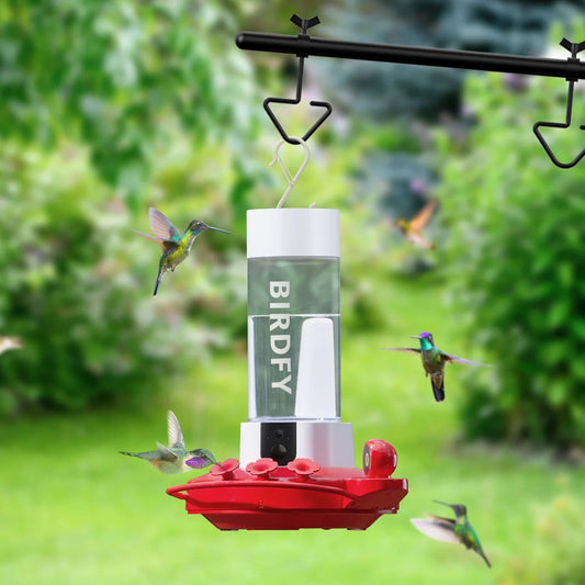 Netvue ® Hummingbird Feeder with Camera, 2K - Dual Camera Hummingbird Feeder
