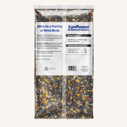 Sunflower & Natural Grains Wild Bird Feed, 5 Lb - Pack of 5
