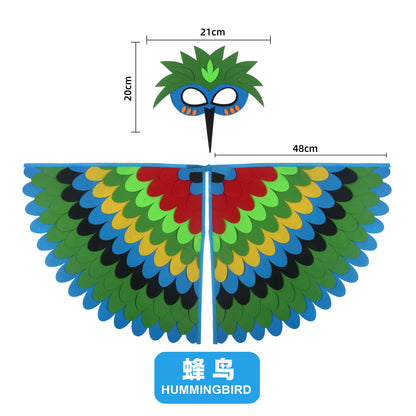 Bird Costume with Wings and Mask