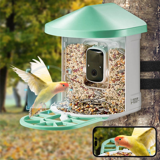 Smart Bird Feeder with Camera 2K HD