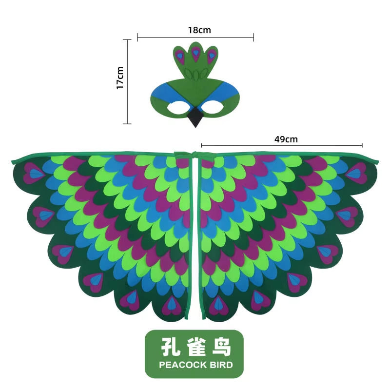 Bird Costume with Wings and Mask