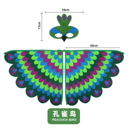 Bird Costume with Wings and Mask