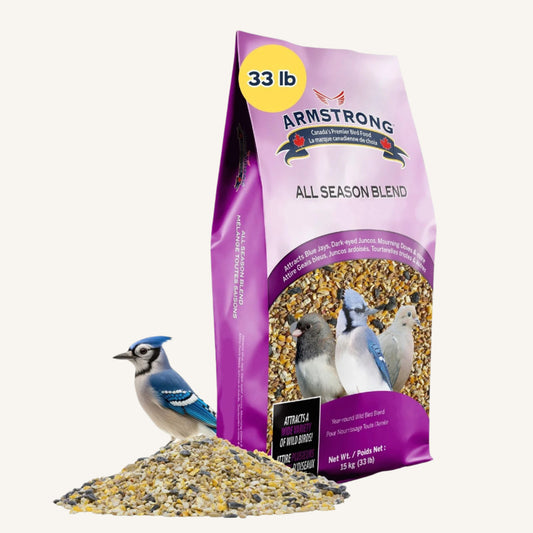 Armstrong Wild Bird Food All Season Bird Seed Blend, 33Lbs