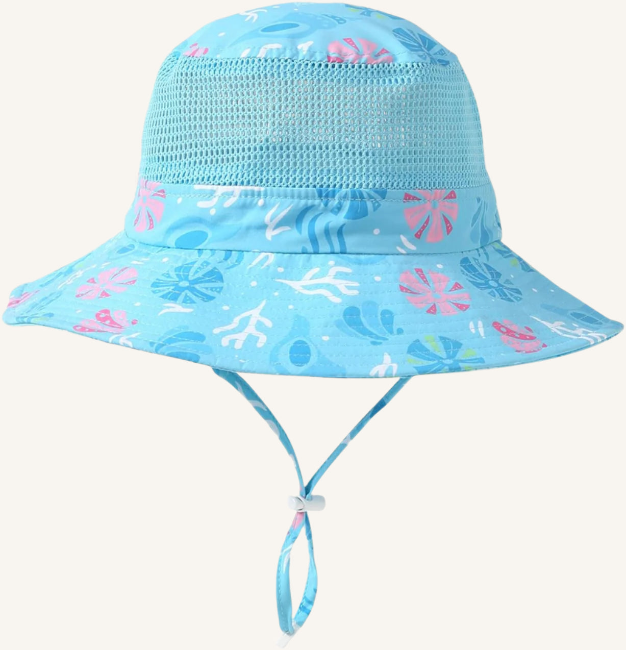 UPF50+ Wide Brim Sun Hat Boys Girls Sun Protection Hat Zoo Beach Swim Safari Bucket Hat for Baby Toddler Kid