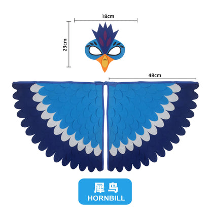 Bird Costume with Wings and Mask
