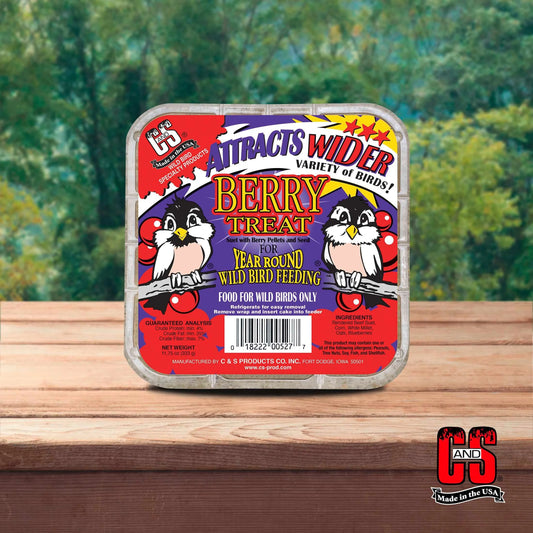 C&S Berry Suet Treat - 3 Pack