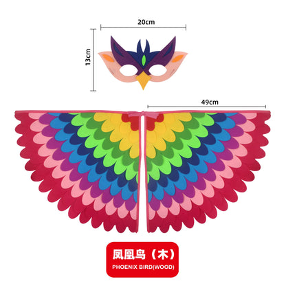 Bird Costume with Wings and Mask