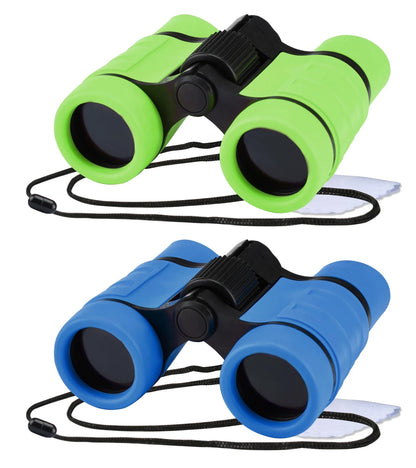 Binoculars for Kids, Kids Binoculars for 3-12 Years Boys and Girls Toys Gifts Optics Shockproof Toy Binoculars for Bird Watching, Educational Insights, Camping, Science, Detective