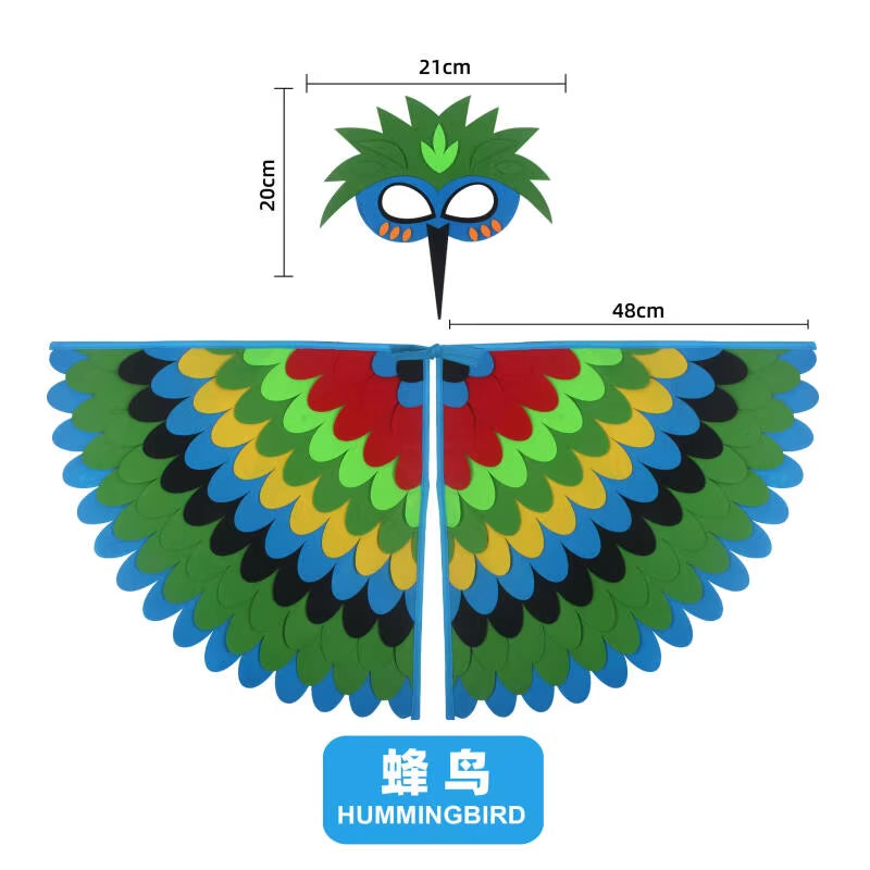 Bird Costume with Wings and Mask