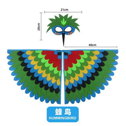 Bird Costume with Wings and Mask