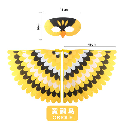 Bird Costume with Wings and Mask