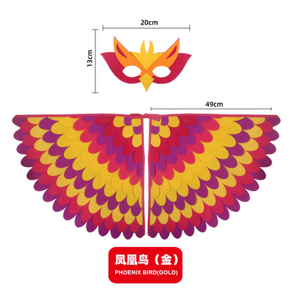 Bird Costume with Wings and Mask