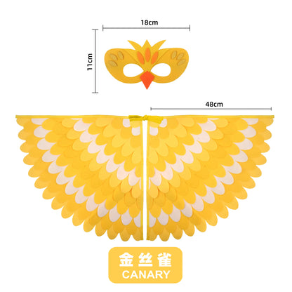 Bird Costume with Wings and Mask