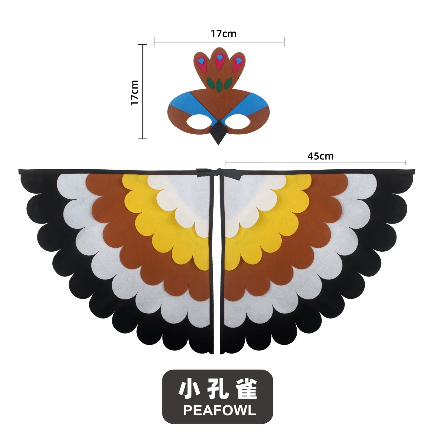 Bird Costume with Wings and Mask