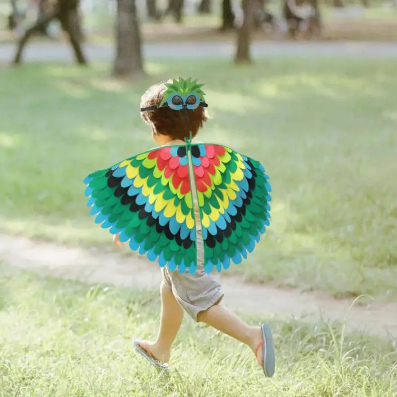 Bird Costume with Wings and Mask
