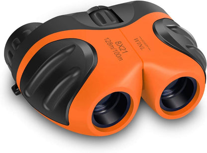 Easter Gifts for 3-12 Years Old Boys, VNVDFLM Compact 8X21 Shock Proof Green Binoculars for Bird Watching Kids Telescope for Teens Toys for 5-10 Years Old Girls (Green)