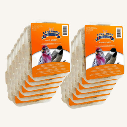 Armstrong Wild Bird Food Four Season Suet Cake, 11.3Oz (Pack of 12)