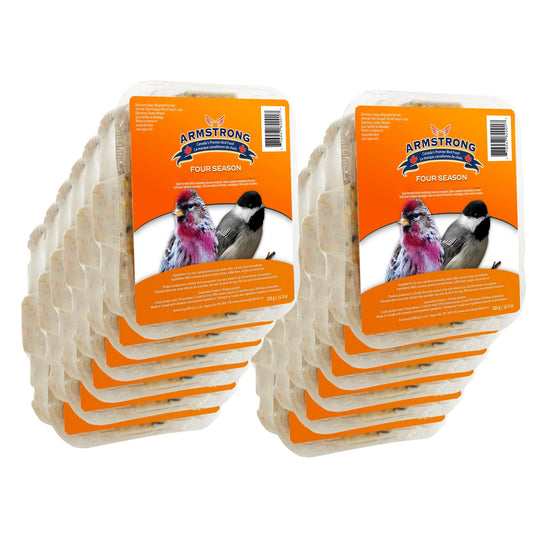 Armstrong Wild Bird Food Four Season Suet Cake, 11.3Oz (Pack of 12)