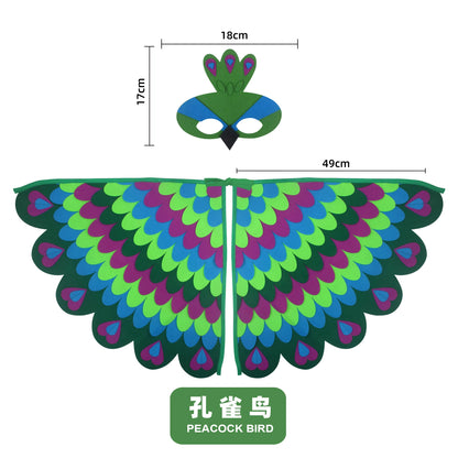 Bird Costume with Wings and Mask