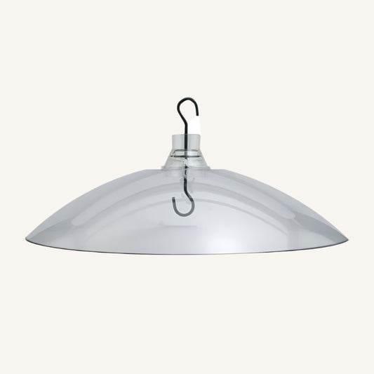 Audubon Heavy Duty Clear Hanging Squirrel Baffle with Hanging Clip, Clear